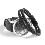 Vulcanus Bőr karkötő 