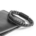 Vulcanus Bőr karkötő 