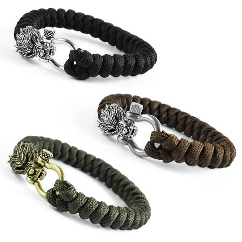 Wolf Paracord Karkötő