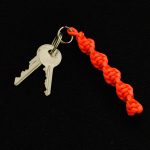 Paracord Spirál Kulcstartó
