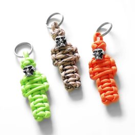 Paracord Skull Kulcstartó