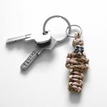 Paracord Skull Kulcstartó